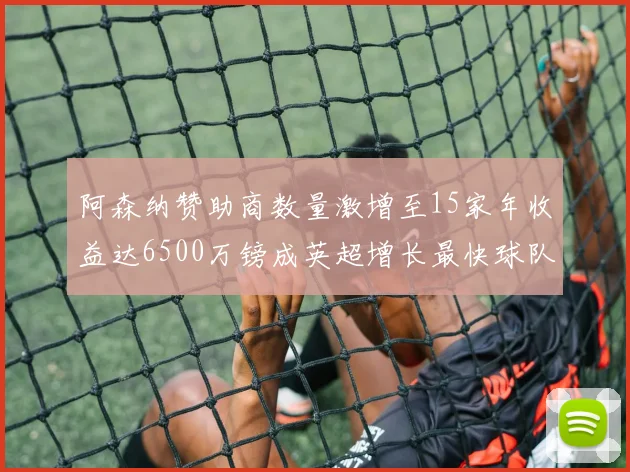 阿森纳赞助商数量激增至15家年收益达6500万镑成英超增长最快球队
